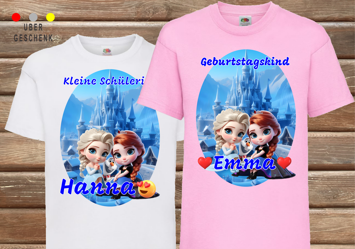 Children's T-shirt with selection of Frozen