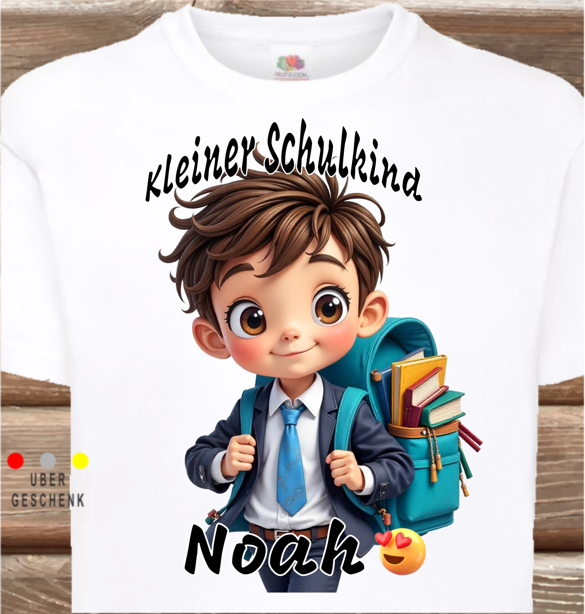Kinder-SHIRT für Schule, Kleiner Schulkind