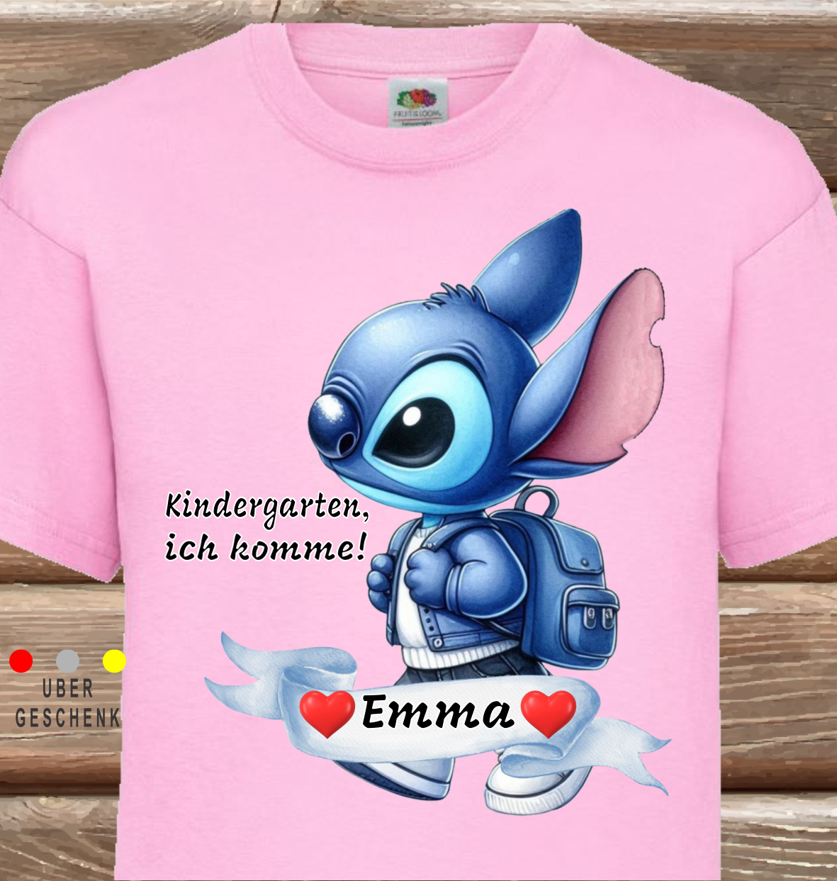Stitch children's SHIRT for kindergarten, kindergarten, here I come!