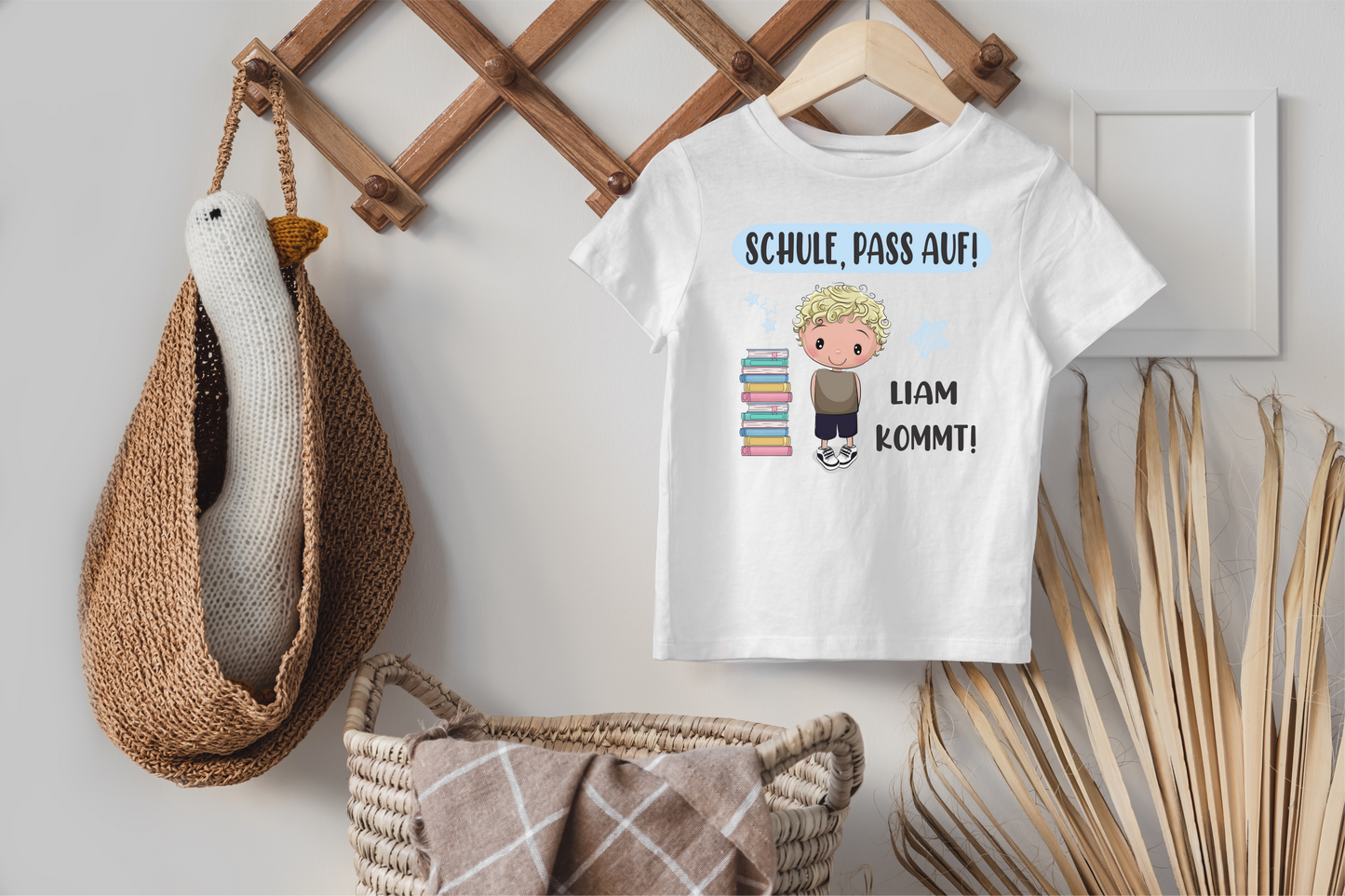 Children's SHIRT for first grade, SCHOOL, PAY ATTENTION! For boys