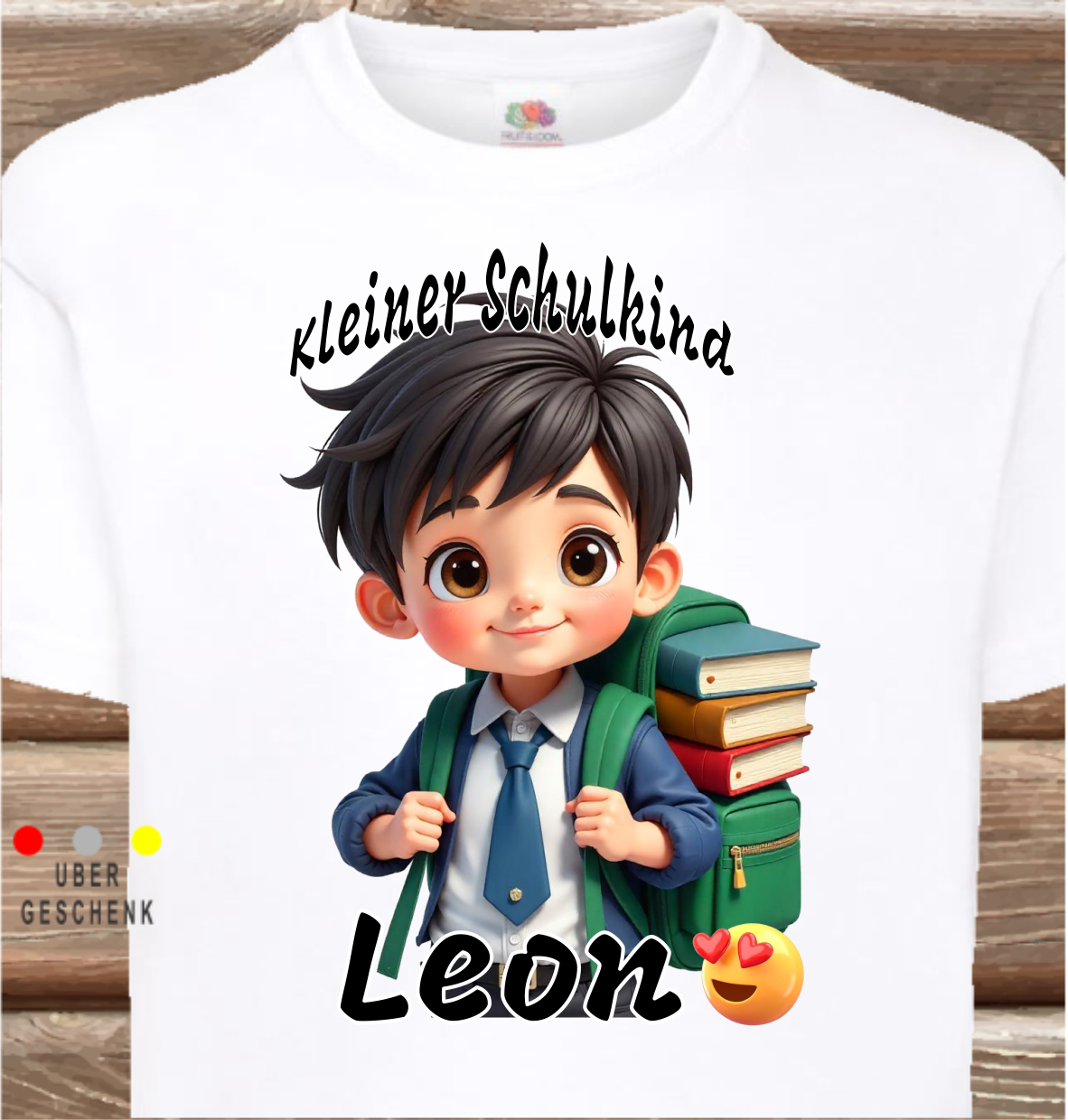 Kinder-SHIRT für Schule, Kleiner Schulkind