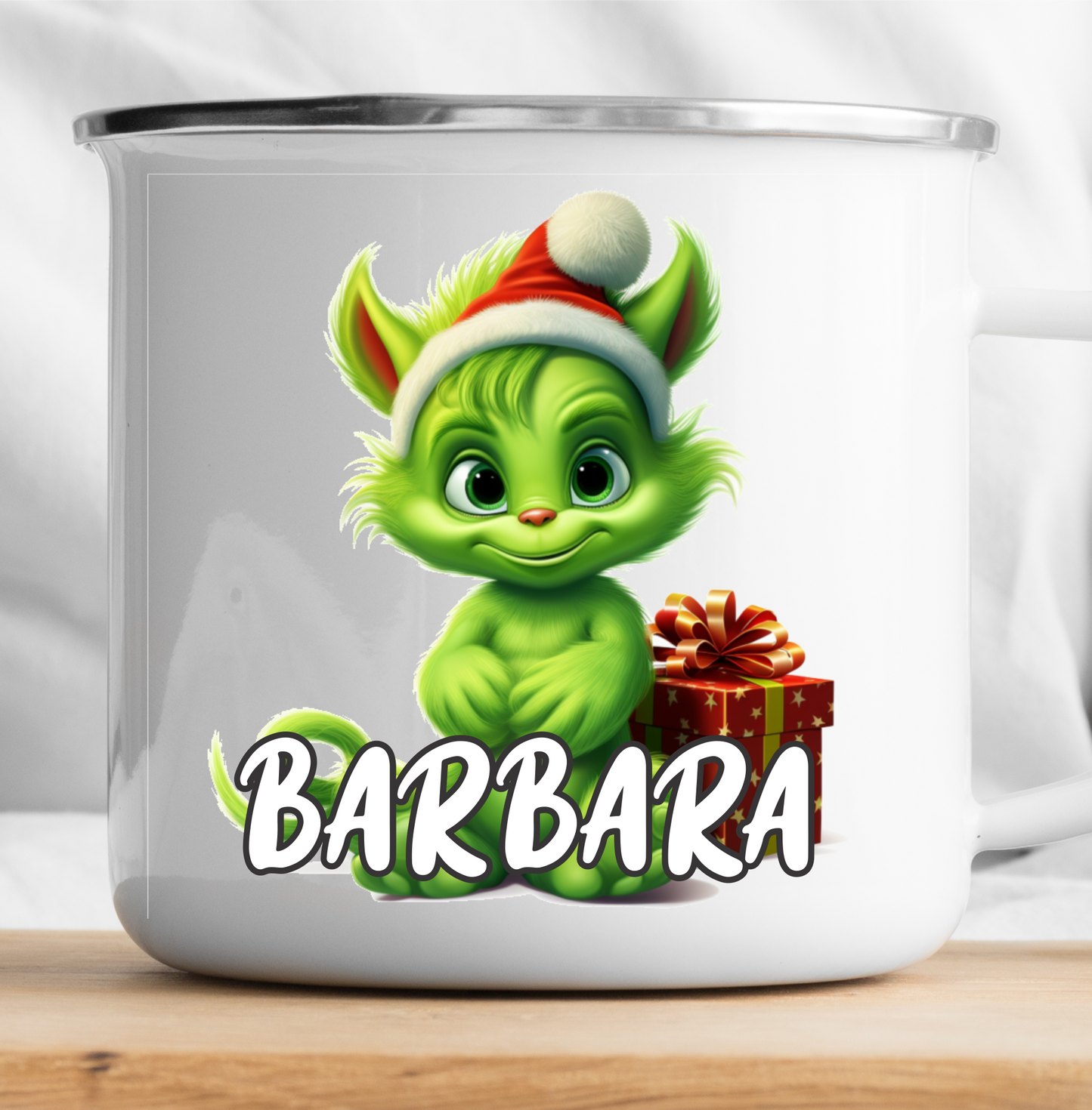 Weihnachts-Grinch-Kinderillustration