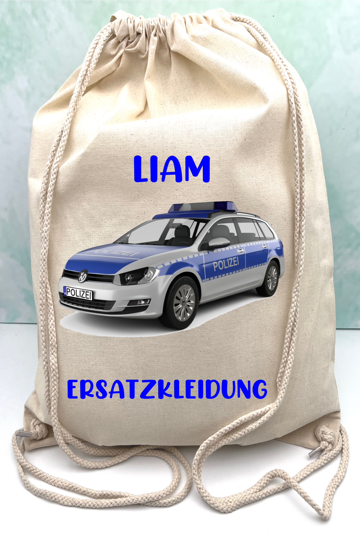 Beutel für Kindergarten-Schule Fahrzeuge Auswahl - Personalisiert