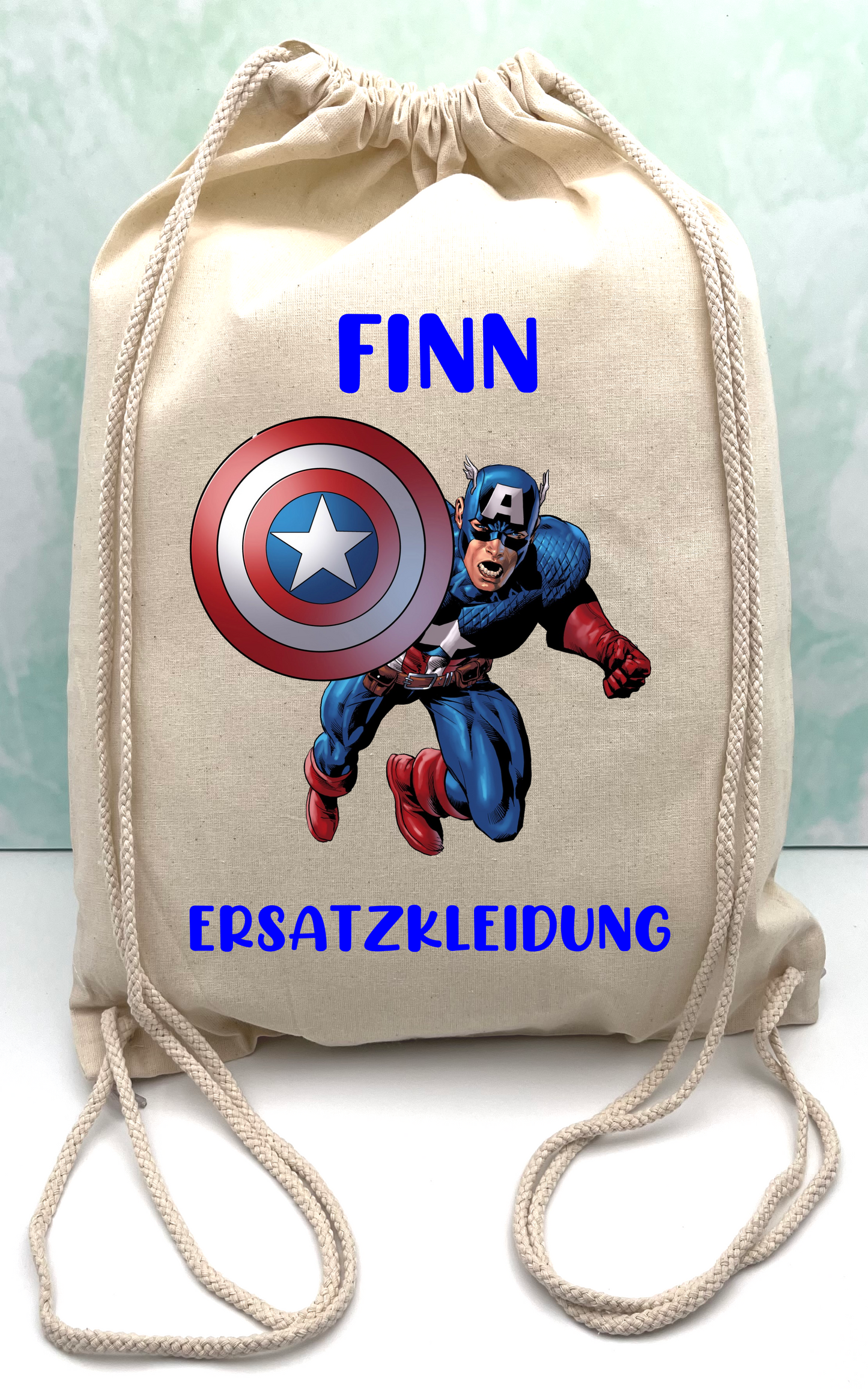 Kindergarten School Bag Superhero Selection - Personalized Change font and size.