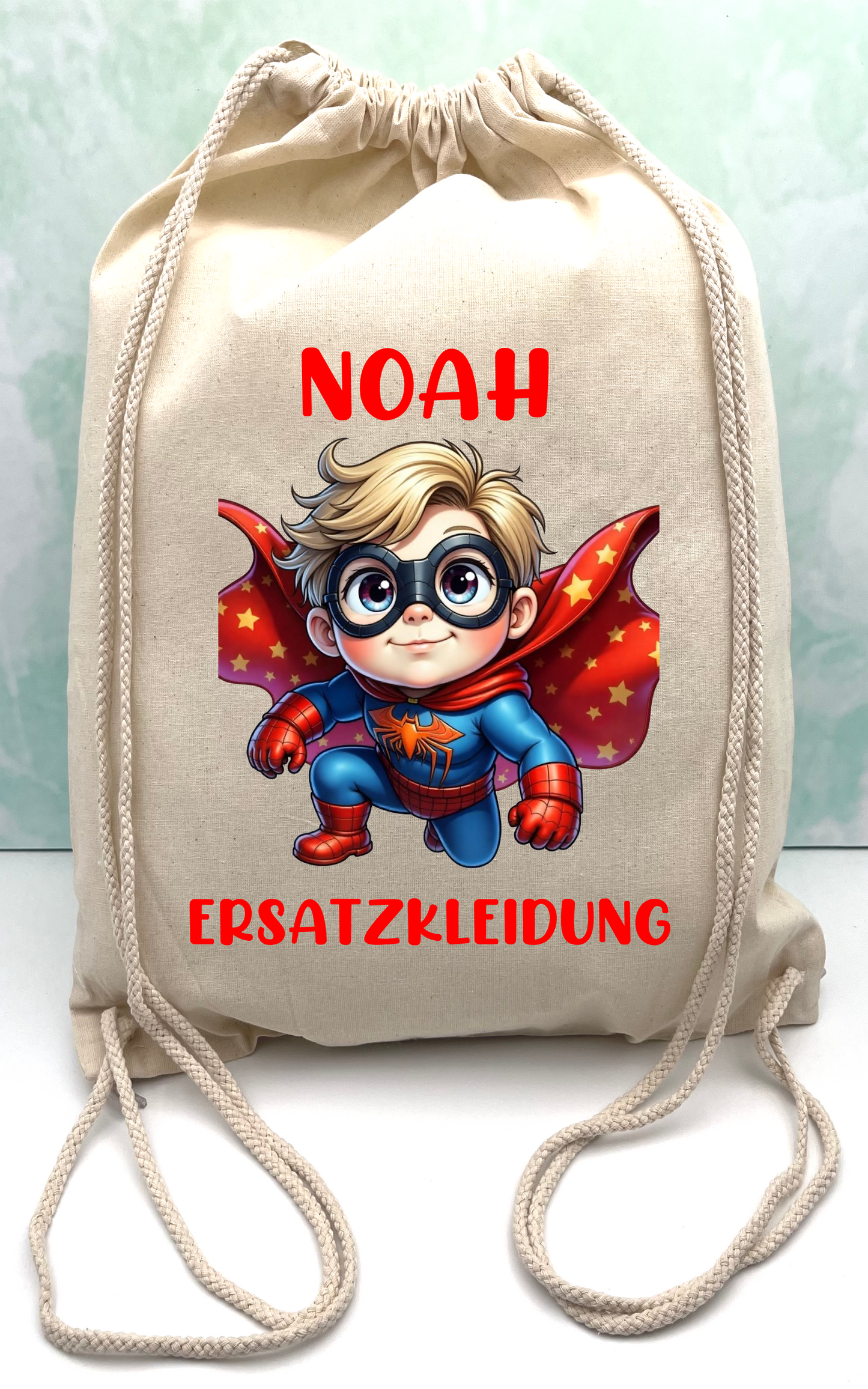 Bag for kindergarten school Spiderman hair color choose