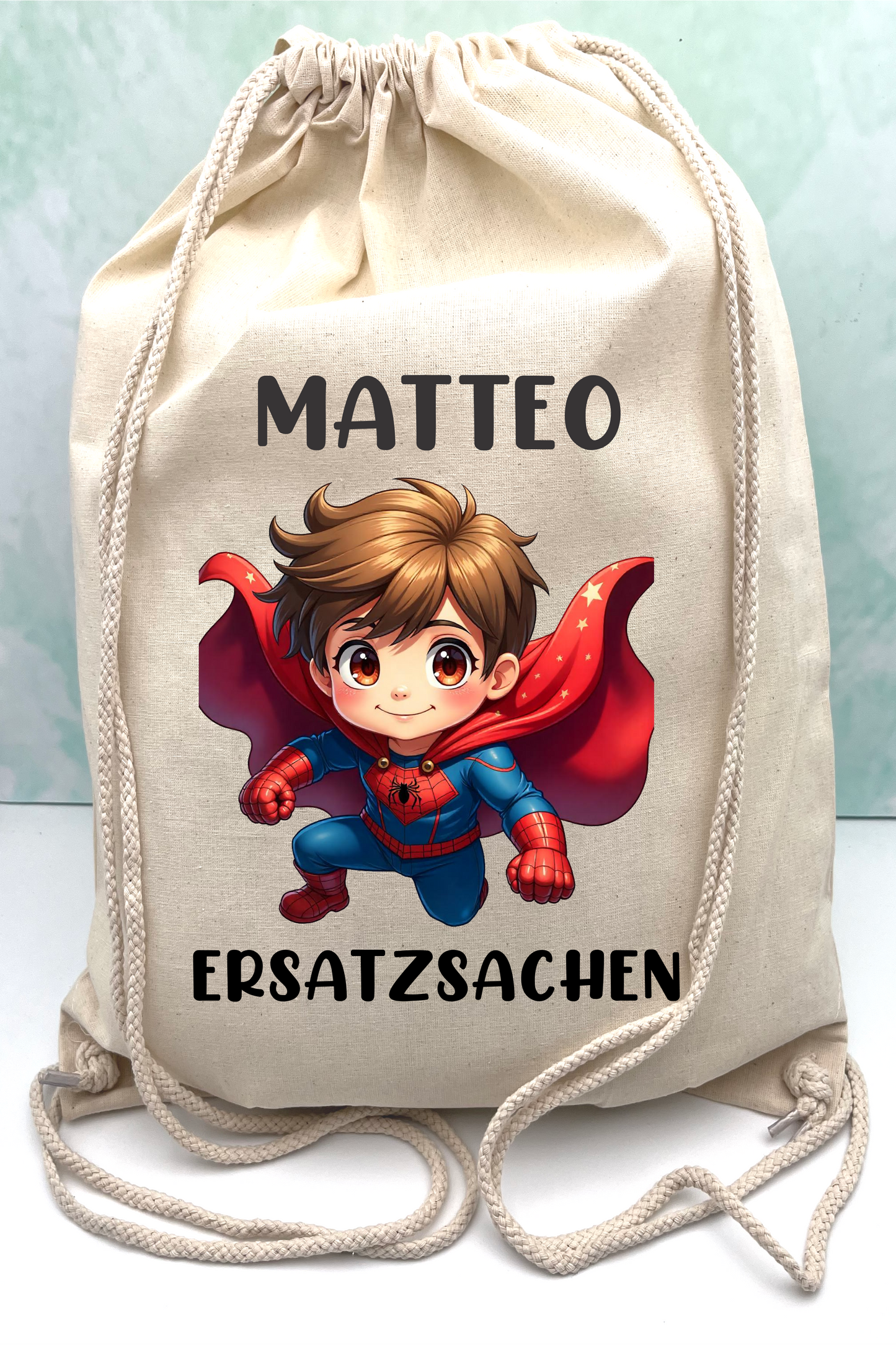 Bag for kindergarten school Spiderman hair color choose