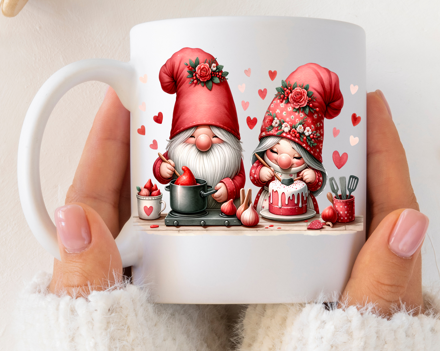 Valentine's Day dwarf personalized mug with name option