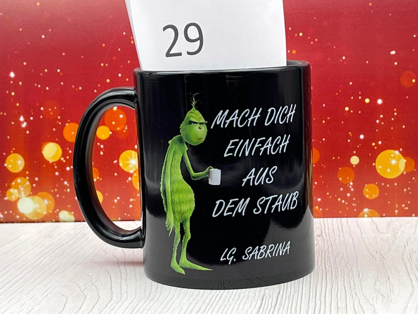 Verkauf von Produkten mit 50% Rabatt. Tasse aus Keramik