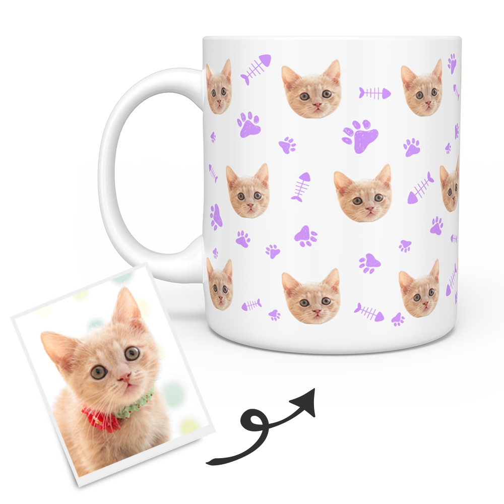 Personalisierte Katze Tasse