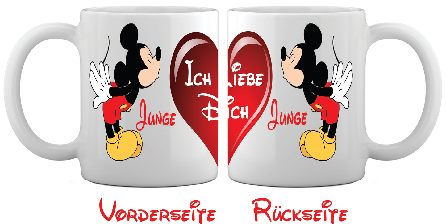 Mickey & Minnie personalisierte Tasse