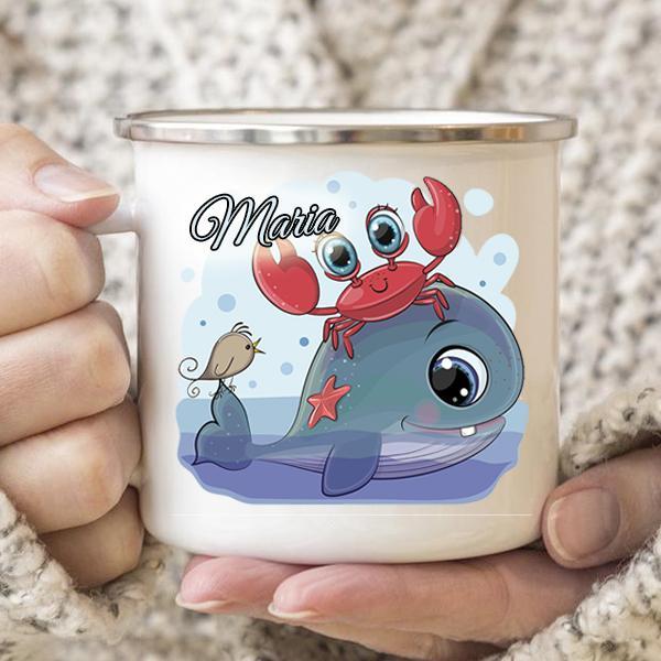 Personalisierte tassen Walbecher