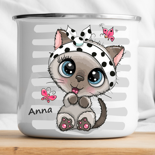 Personalisierte Katze Tasse