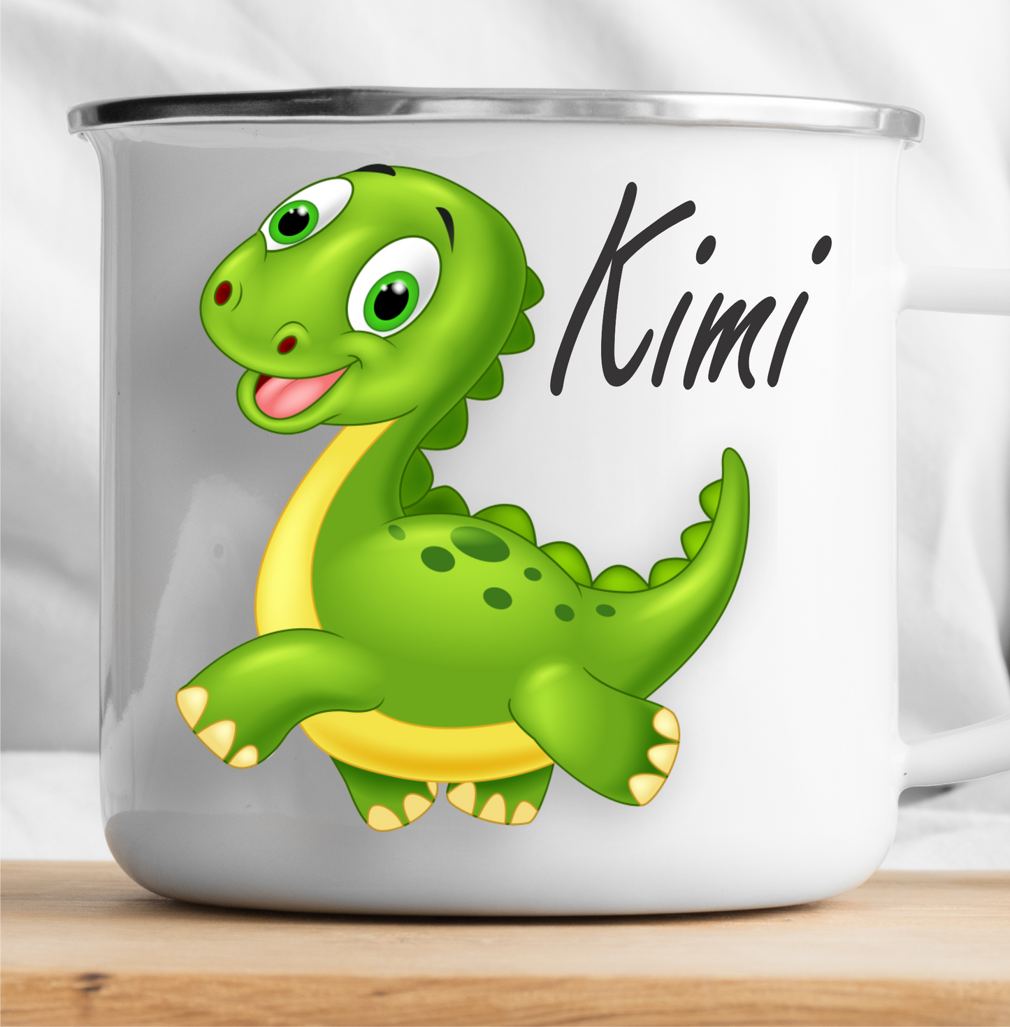 Personalisierte Dino Grün