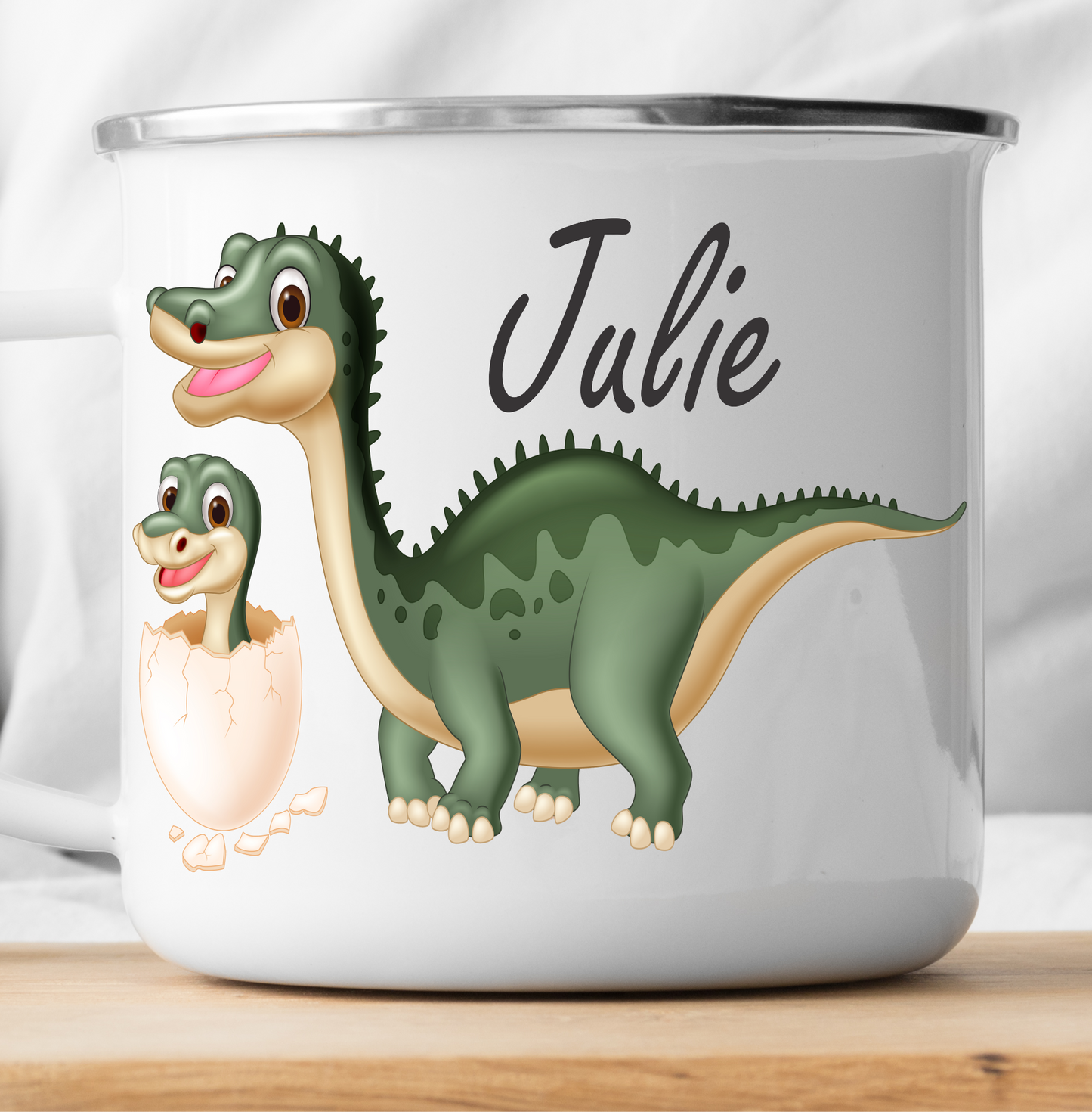 Personalisierte Dino und Kind