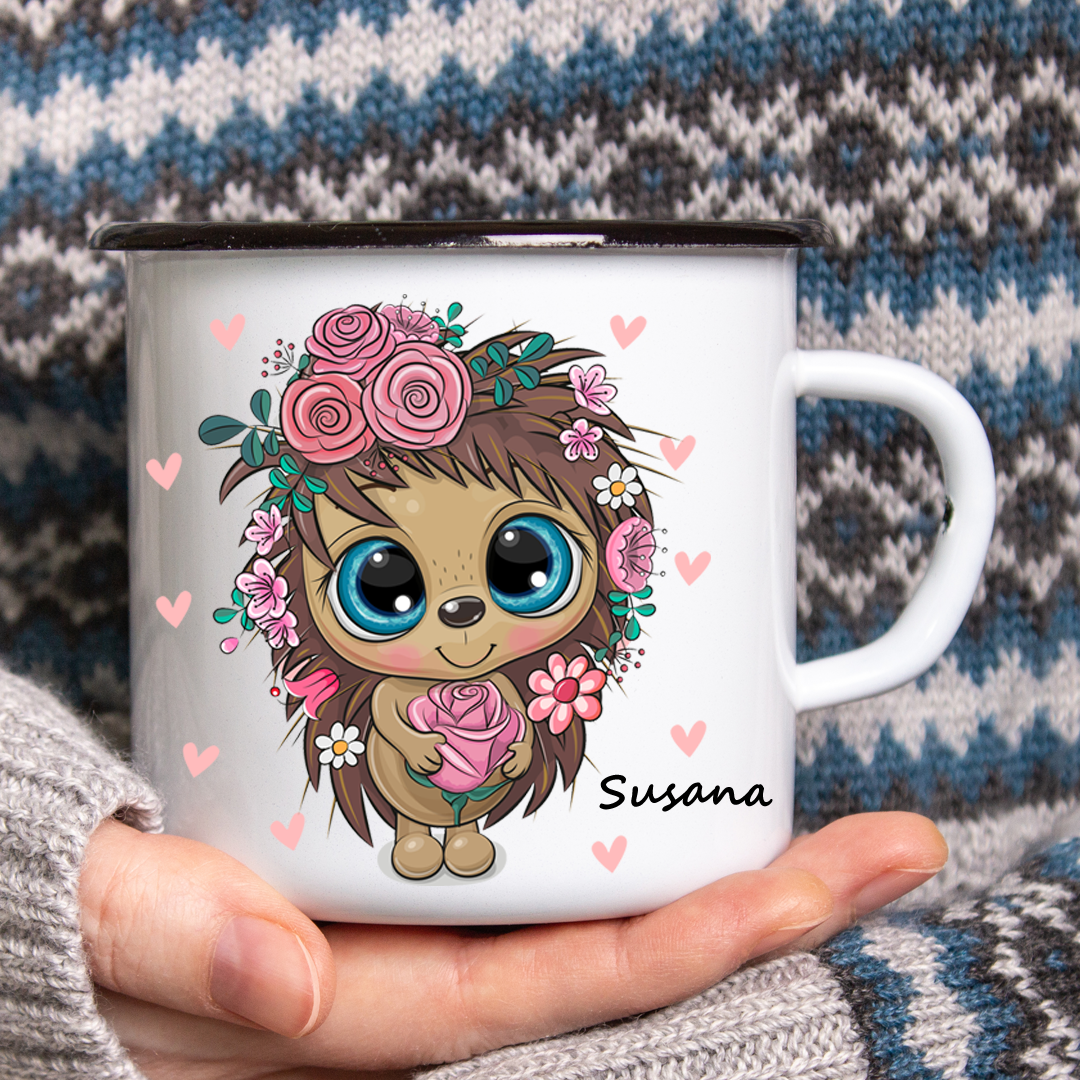 Personalisierte Igel Tasse