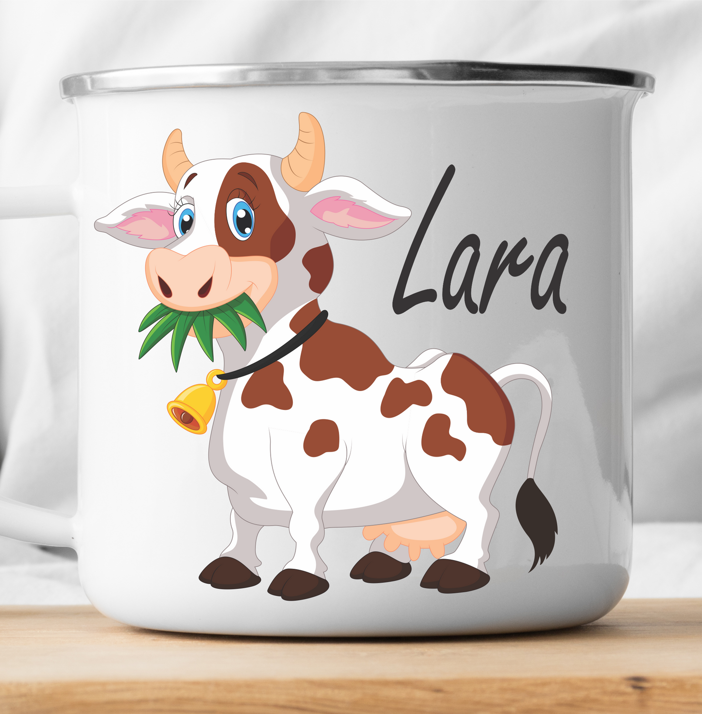 Personalisierte Kuh Tasse