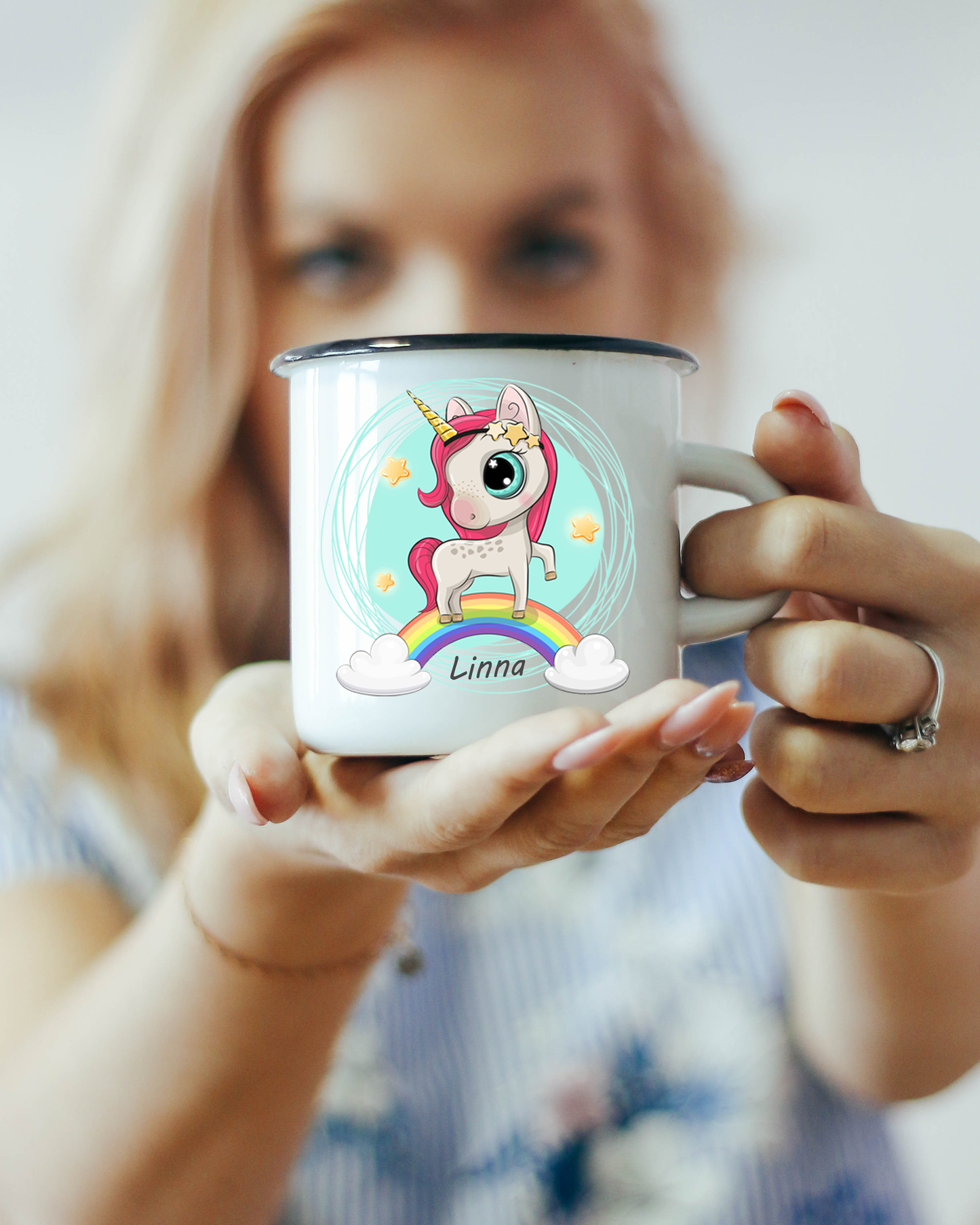 Personalisierte Einhorn-Tasse