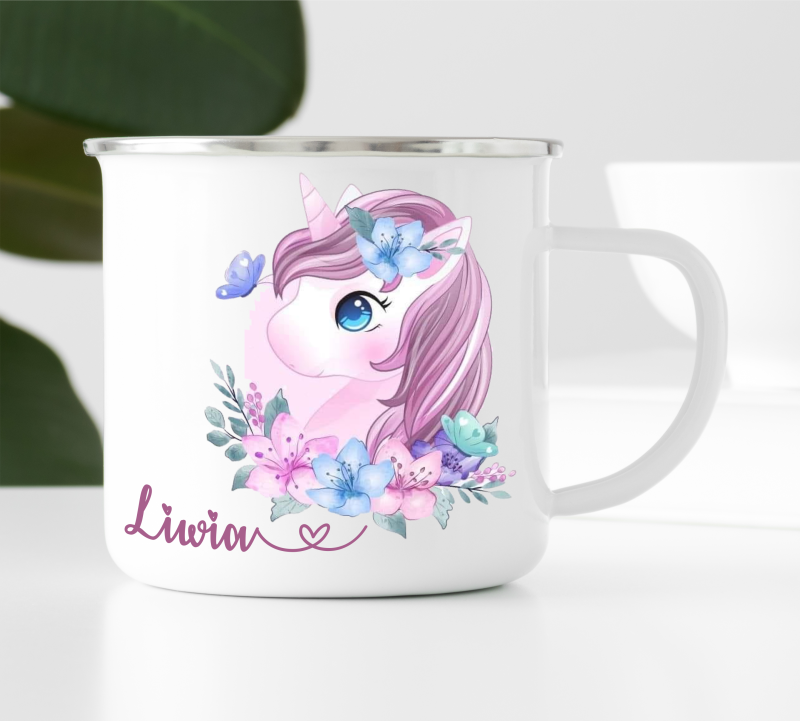Personalisierte Einhorn 2 Tasse