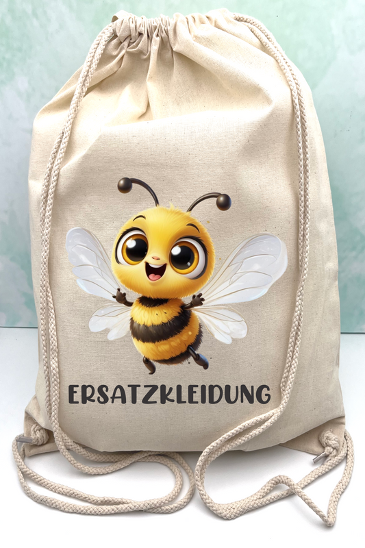 Beutel für Kindergarten-Schule Biene Auswahl - Personalisiert