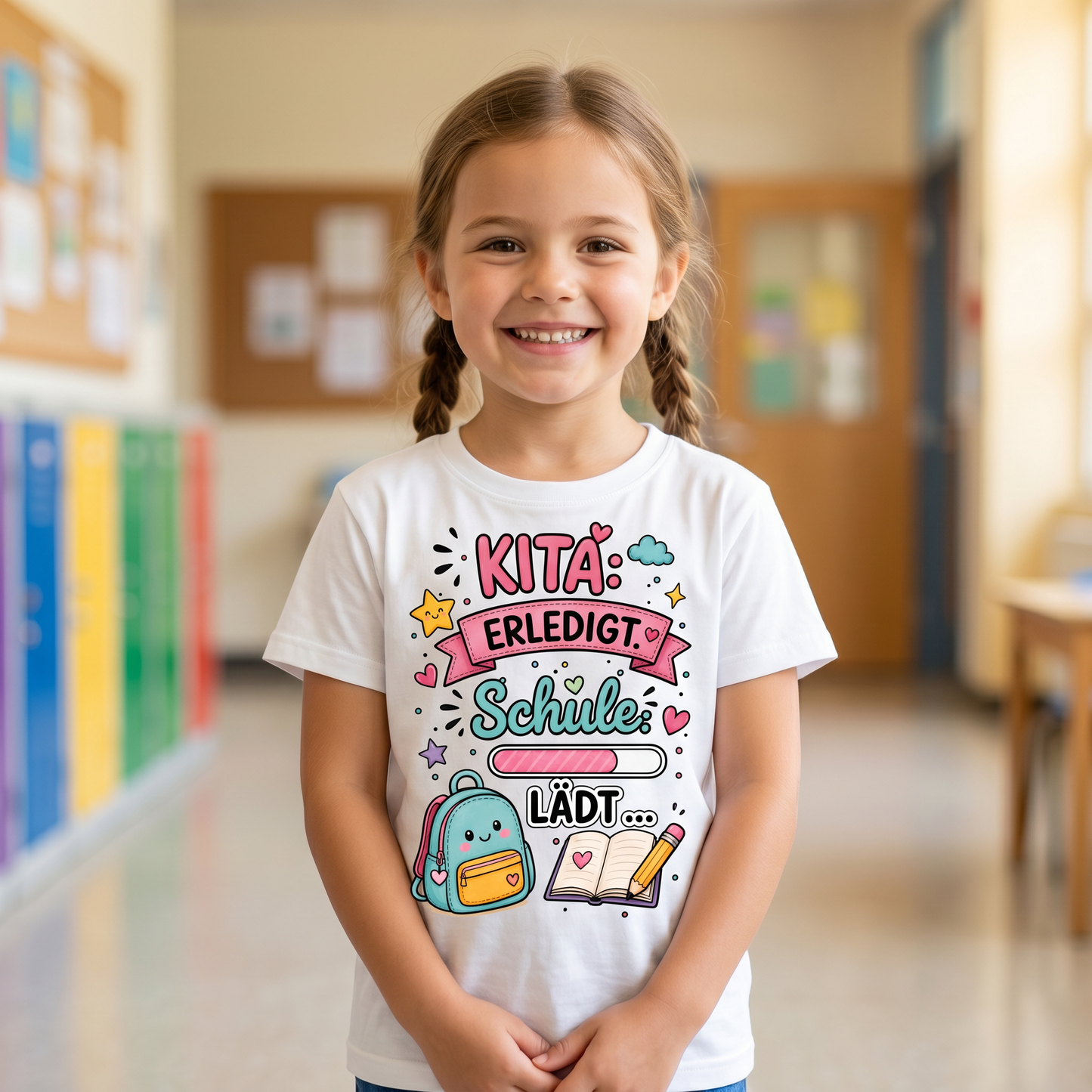 KITA: ERLEDIGT.  SCHULE: LÄDT …