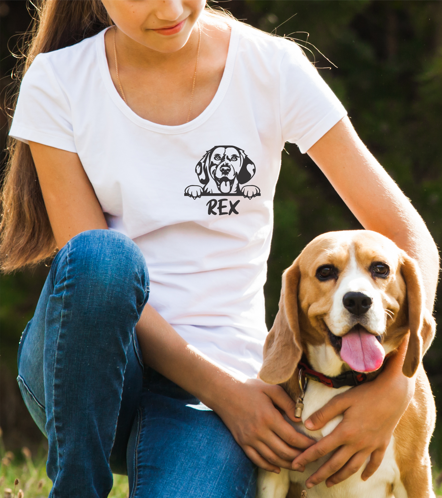 Personalisiertes Hunde T-Shirt