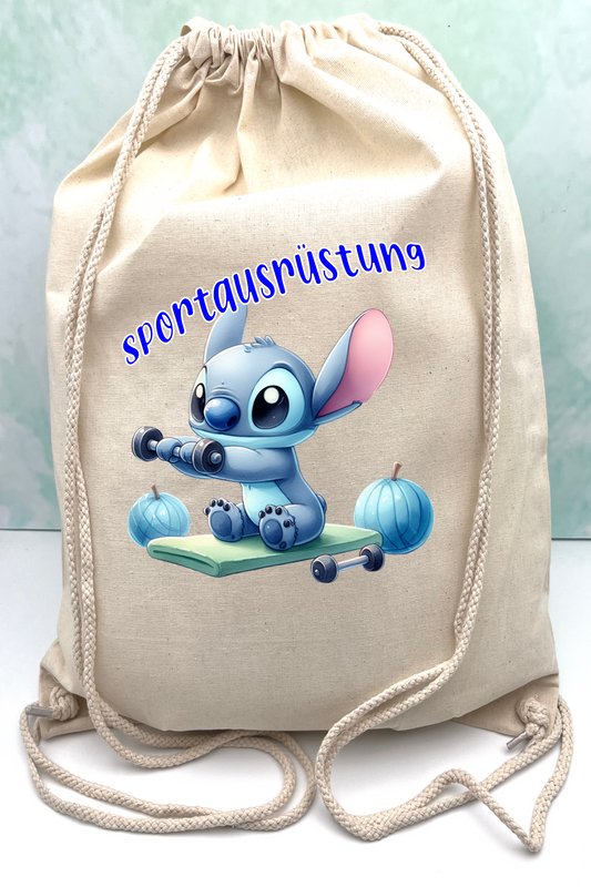 Beutel für Kindergarten-Schule, Sportausrüstung-personalisiert.