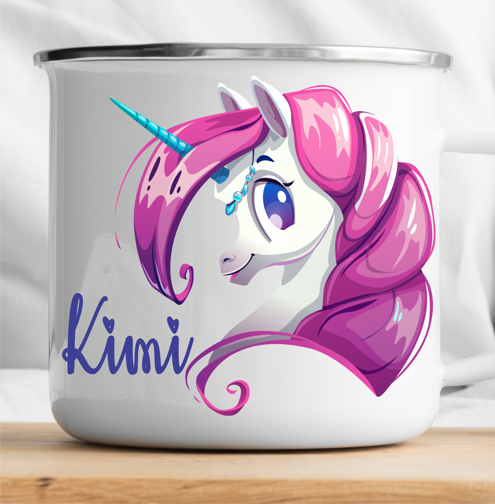 Personalisierte Einhorn 7 Tasse