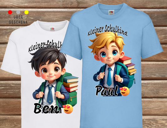 Kinder-SHIRT für Schule, Kleiner Schulkind