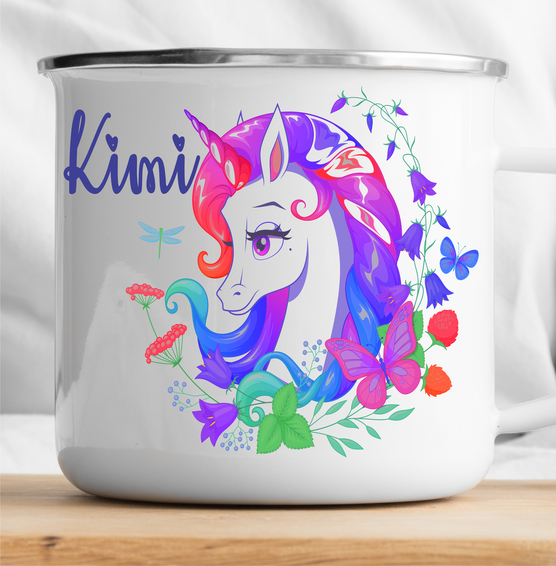 Personalisierte Einhorn 8 Tasse