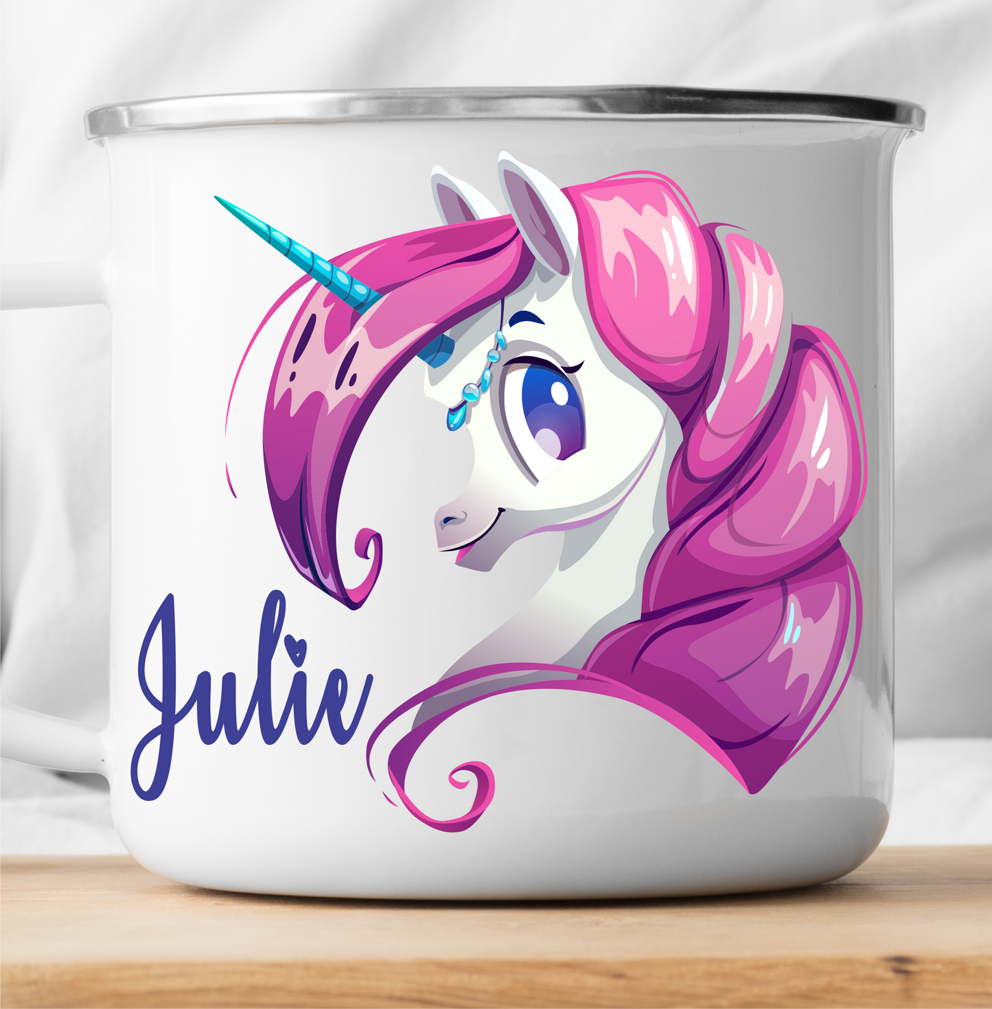 Personalisierte Einhorn 7 Tasse