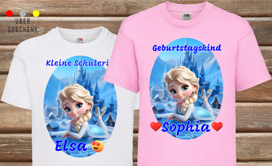 T-Shirt für Kinder mit Auswahl an Eiskönigreich