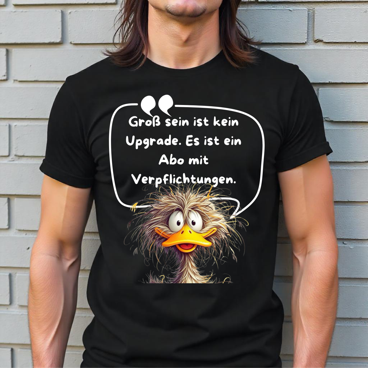 Geburtstags T-Shirt Groß sein ist kein Upgrade