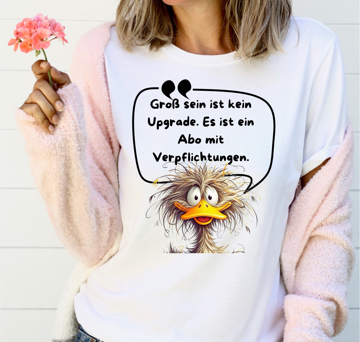 Geburtstags T-Shirt Groß sein ist kein Upgrade