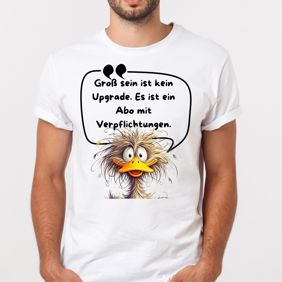 Geburtstags T-Shirt Groß sein ist kein Upgrade