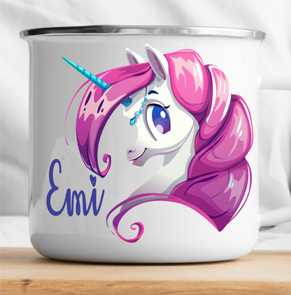 Personalisierte Einhorn 7 Tasse