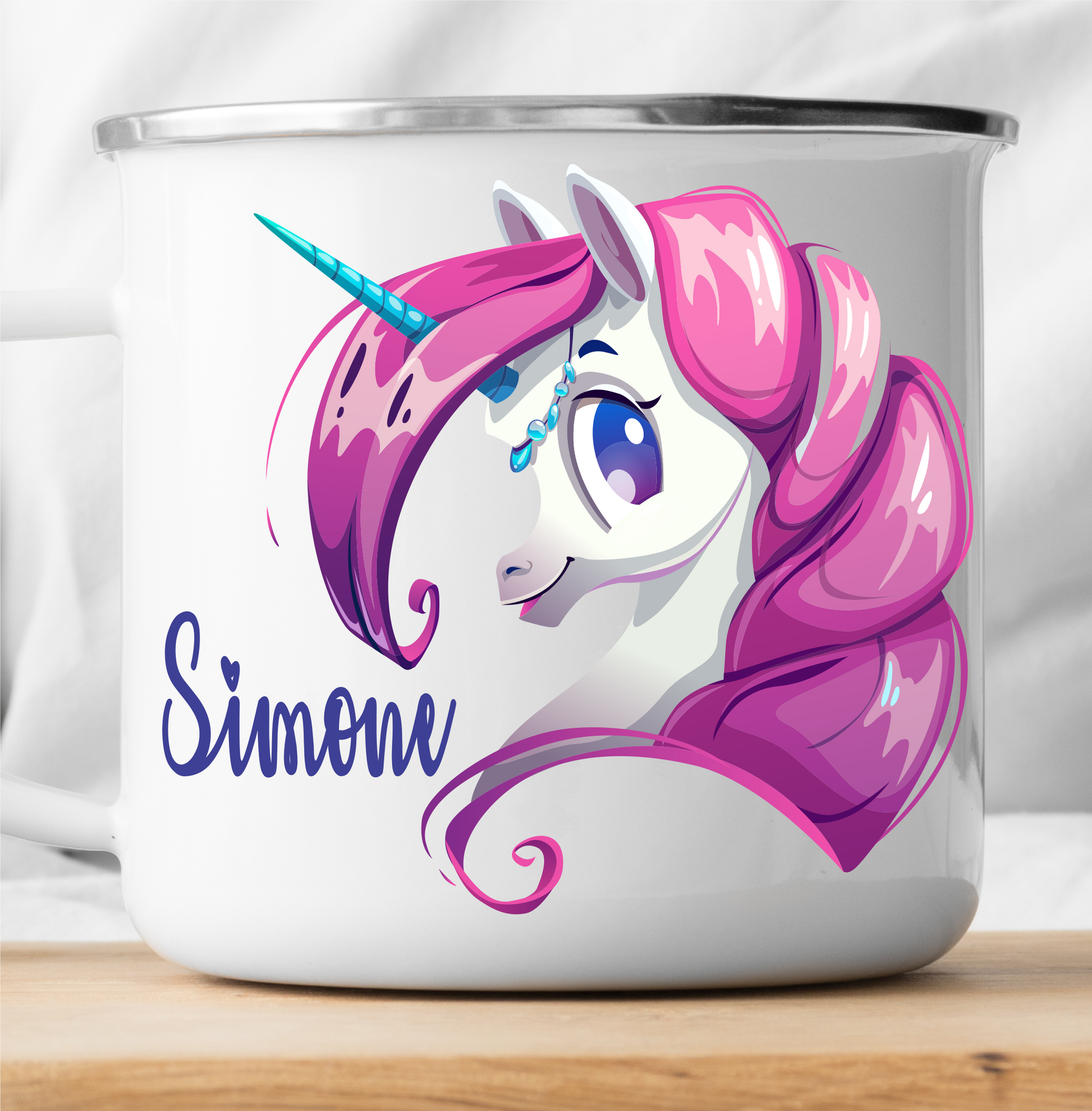 Personalisierte Einhorn 7 Tasse