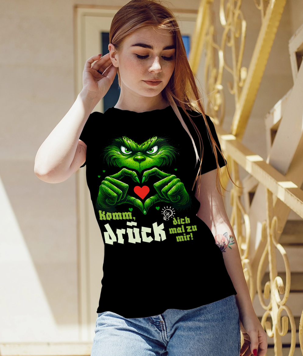Cotton, yuck, people, Christmas, Grinchmas T-shirt.