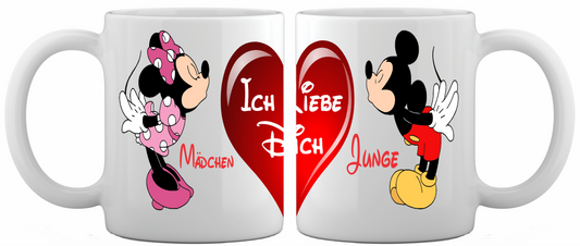 Mickey & Minnie personalisierte Tasse
