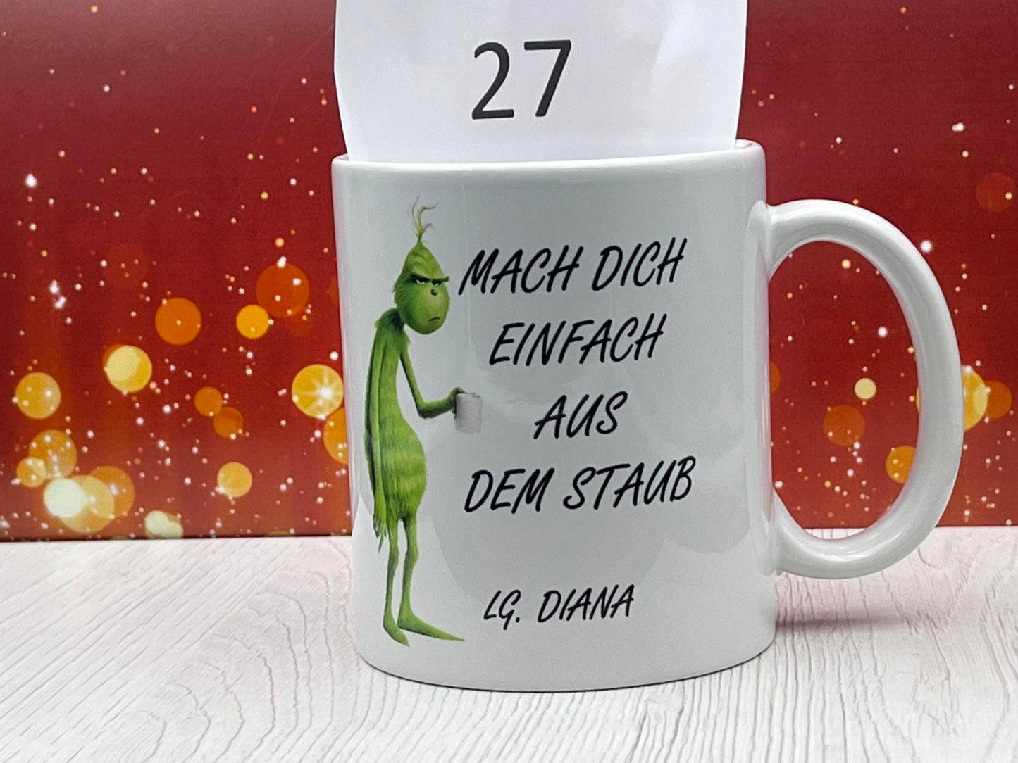Verkauf von Produkten mit 50% Rabatt. Tasse aus Keramik