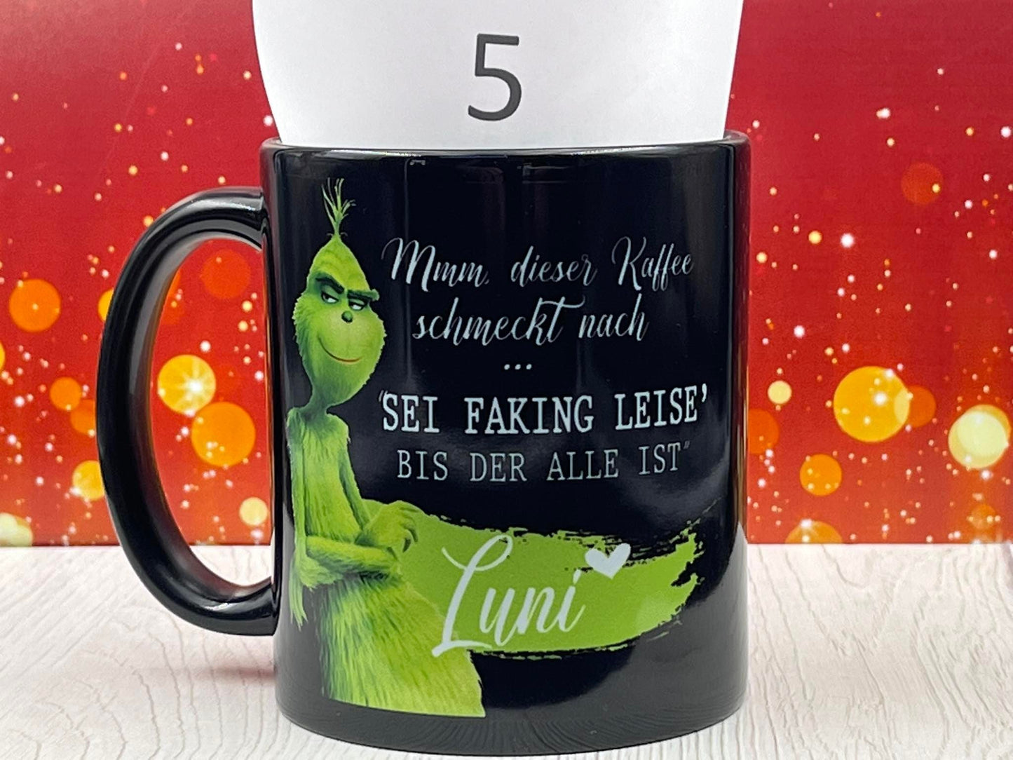 Verkauf von Produkten mit 50% Rabatt. Tasse aus Keramik