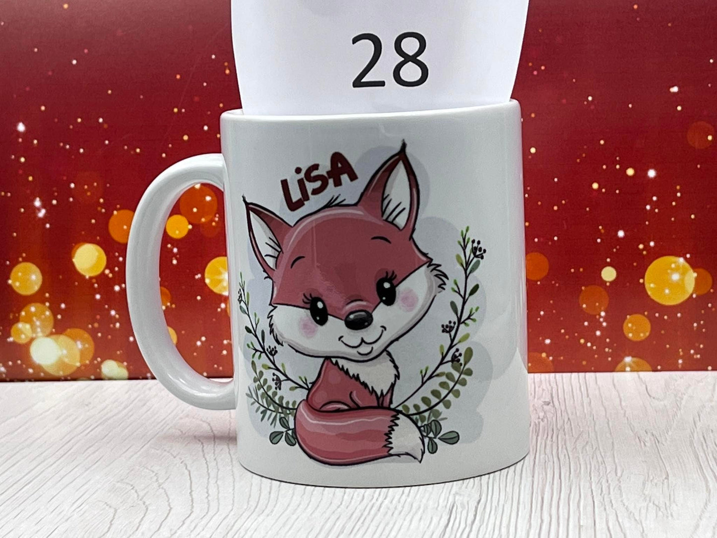 Verkauf von Produkten mit 50% Rabatt. Tasse aus Keramik