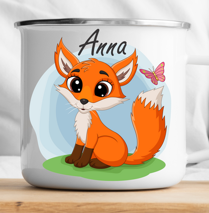 Personalisierte Fuchs-Tasse