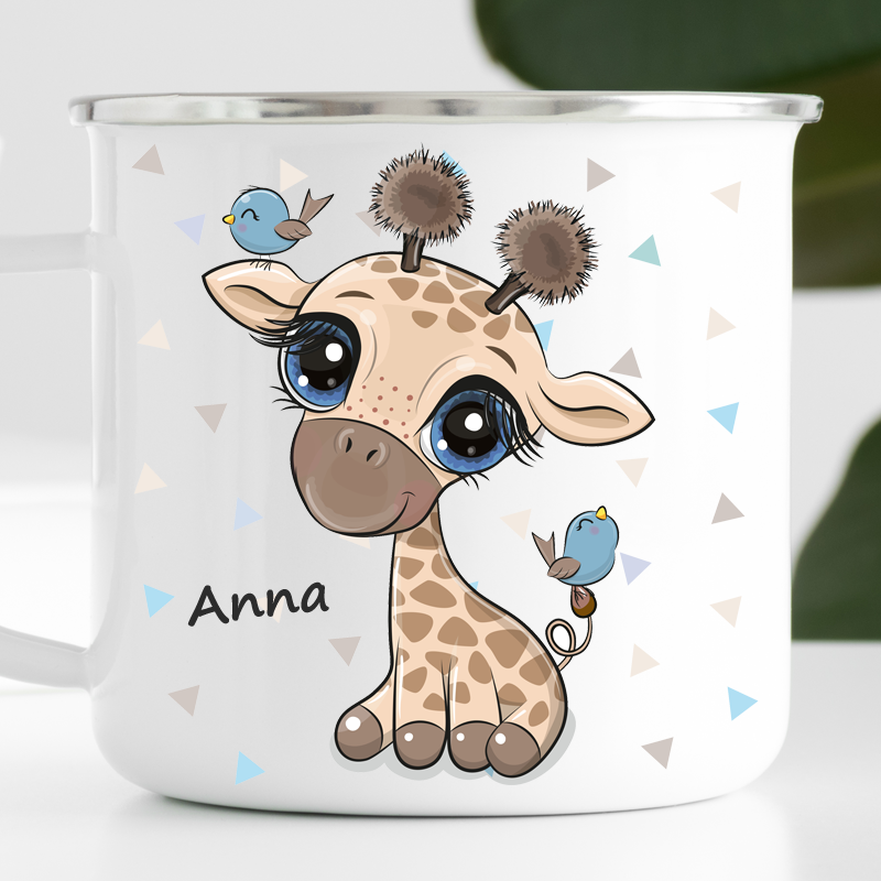 Personalisierte Giraffen-Tasse