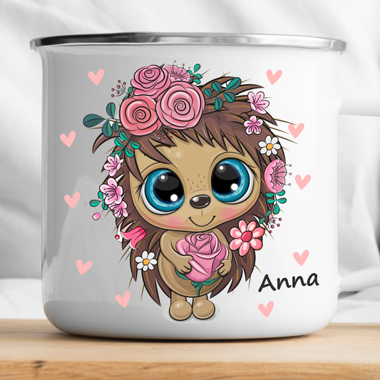 Personalisierte Igel Tasse