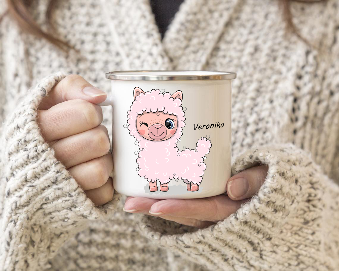 Personalisierte Lama-Tasse