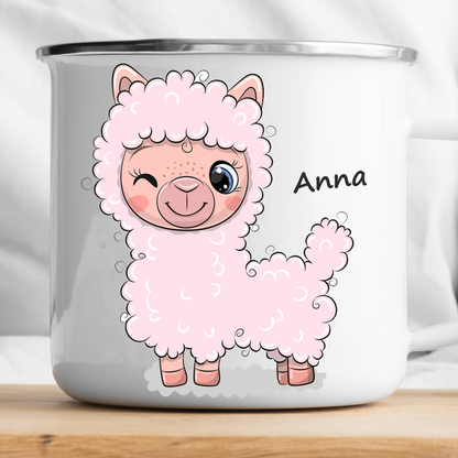 Personalisierte Lama-Tasse