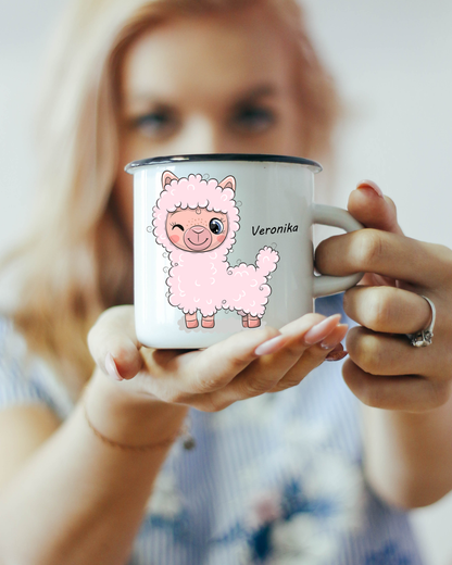 Personalisierte Lama-Tasse