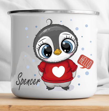 Personalisierte Pinguin-Tasse