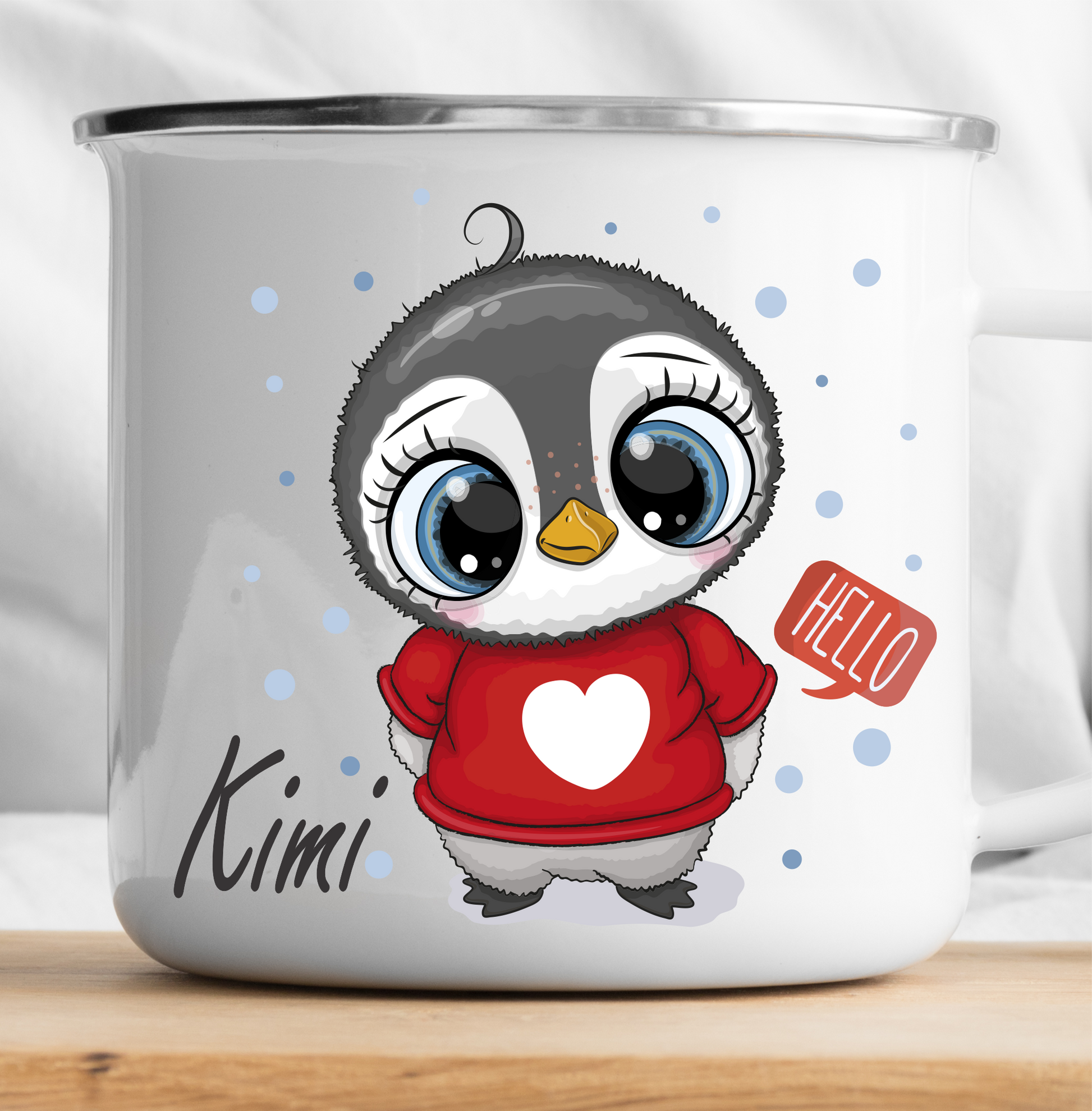 Personalisierte Pinguin-Tasse