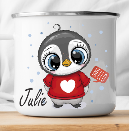 Personalisierte Pinguin-Tasse